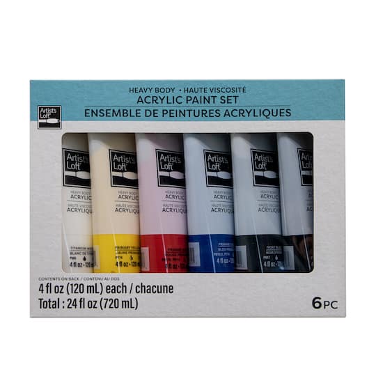 Primary Heavy Body Acrylic Paint Set by Artist's Loft®